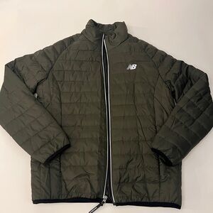New Balance Men's Dark Green Puffer Jacket